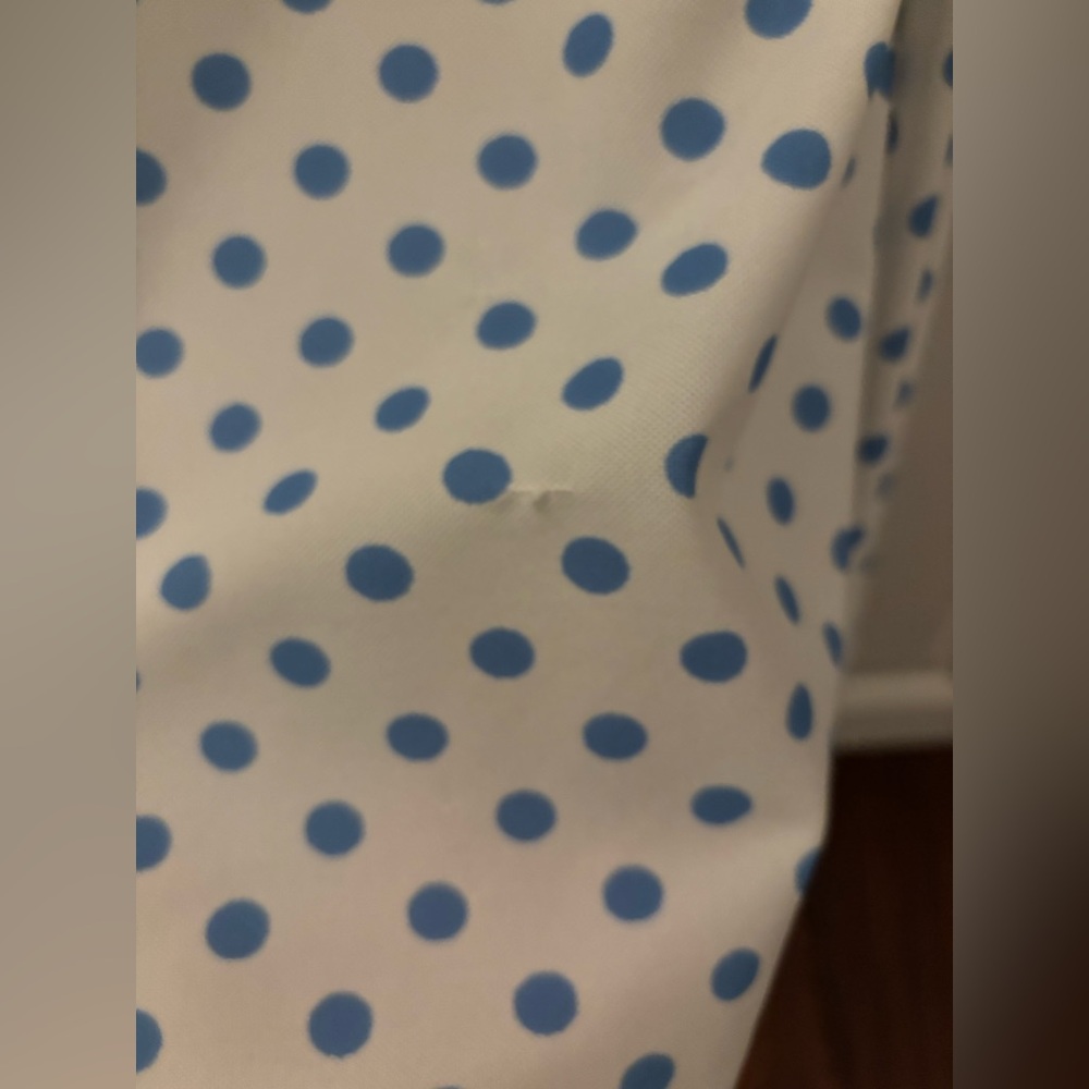 Vintage Bayard Blue Polka Dot Dress - Picture 6 of 6